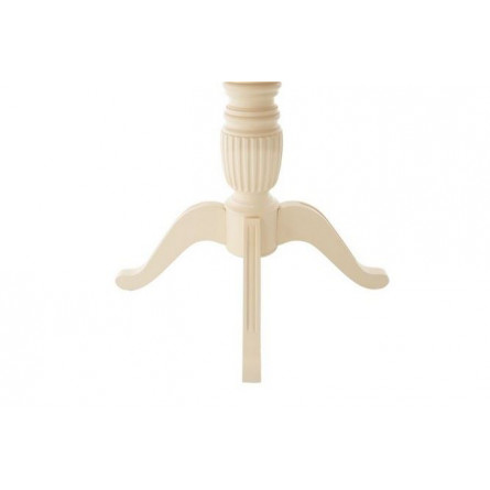 Стол "Леонардо-1 Комби" раздвижной (D 1000 / Тон 7 Темный орех/Тон 10 Слоновая кость R1015)