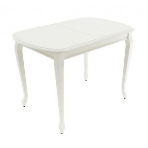 Стол "Прага 110" раздвижной (1100х700 / Цвет дерева: Тон 9 Эмаль белая)