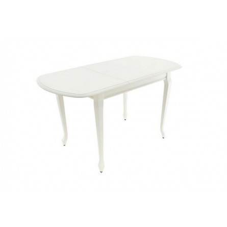 Стол "Прага 110" раздвижной (1100х700 / Цвет дерева: Тон 9 Эмаль белая)