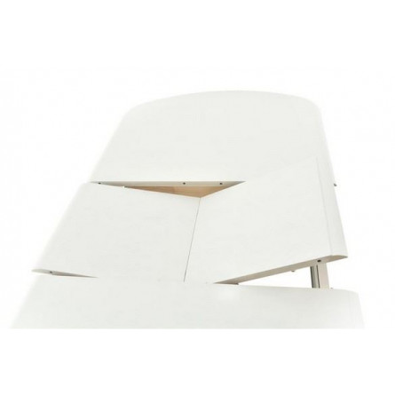 Стол "Прага 110" раздвижной (1100х700 / Цвет дерева: Тон 9 Эмаль белая)