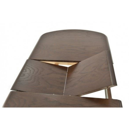 Стол "Прага 110" раздвижной (1100х700 / Цвет дерева: Тон 7 Орех темный)