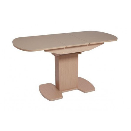 5 х 70/стекло MATTE каппучино/пленка Дуб выбеленный/ЛДСП Дуб выбеленный)