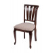 Стул с жесткой спинкой "Кабриоль" (ткань: Вивальди 04/дерево:Тон 7 Орех темный)