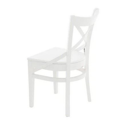 Стул жесткий "Соло" венский (Тон 9 Эмаль белая)