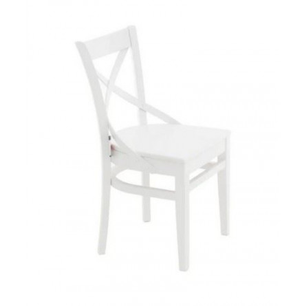 Стул жесткий "Соло" венский (Тон 9 Эмаль белая)