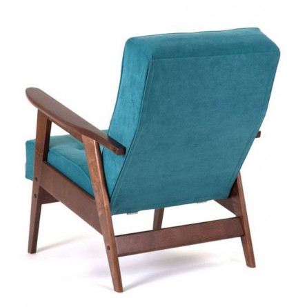 Кресло РЕТРО (темный тон / RS29 - бирюзовый)