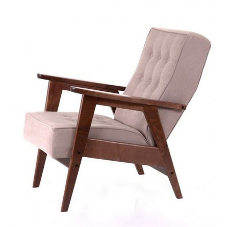 Кресло РЕТРО (темный тон / RS 16- темно-бежевый)