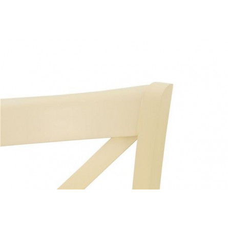 Стул полумягкий "Соло" венский (Тон 10 Слоновая кость RAL 1015 / ткань :Бренди латте)