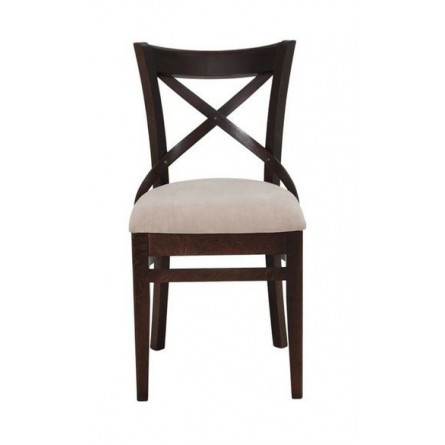 Стул полумягкий "Соло" венский (Тон 8 Венге / ткань:Вивальди 04)