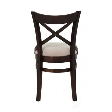 Стул полумягкий "Соло" венский (Тон 8 Венге / ткань:Вивальди 04)