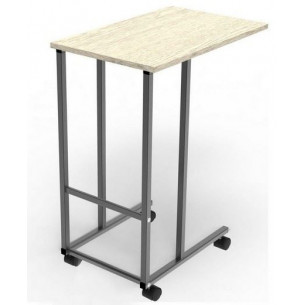 Подкатной стол СЛКС-3 (каркас черный/ясень шимо светлый)