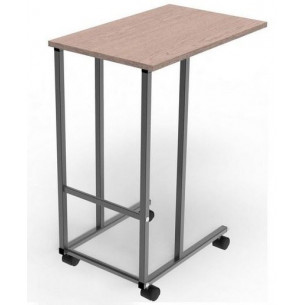 Подкатной стол СЛКС-3 (каркас черный/ясень шимо темный)