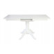 Стол на одной ноге Альт-110 раздвижной (Белый/массив березы, Шпон) Стол на одной ноге Альт-110 раздвижной (Белый/массив березы, Шпон)