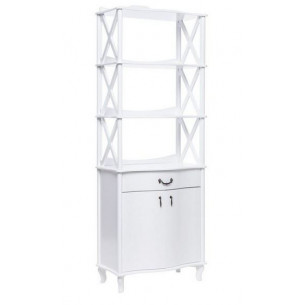 Этажерка с распашными дверями ДЖУЛЬЕТТА -3 (Молочный дуб) Ls