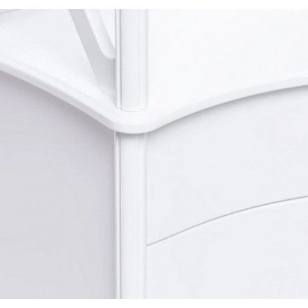 Этажерка с распашными дверями ДЖУЛЬЕТТА -3 (Молочный дуб) Ls