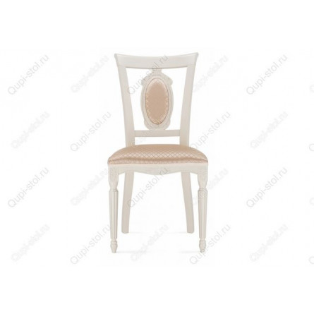 Стул деревянный Лино молочный / ромб 02