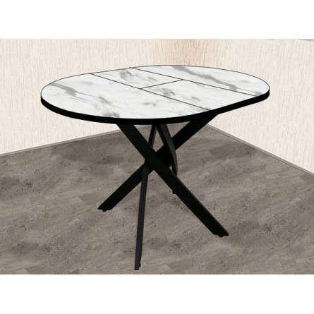 Черный муар/Мрамор