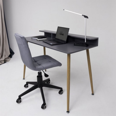 Стол письменный Jasper, серый, металл