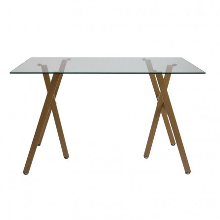 Стол письменный Nephrite, прозрачный, стекло