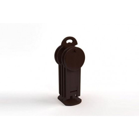 Комплект табуретов "Оливия" (стойка + 4 табурета) Венге