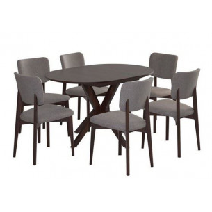 Стол "Астерия" (Темный орех /шпон дуб)