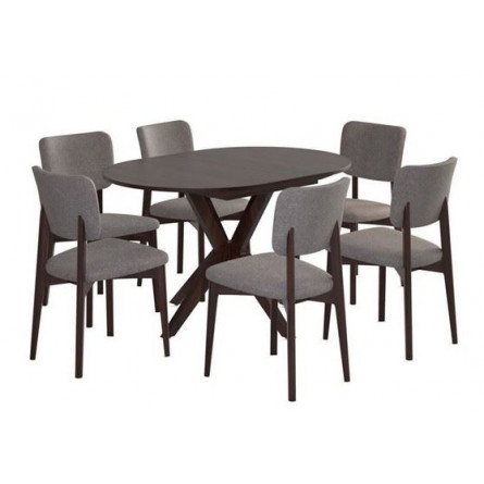 Стол "Астерия" (Темный орех /шпон дуб)