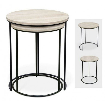 дуб беленый/черный муар)