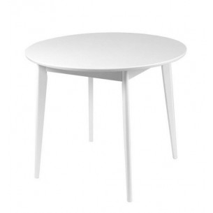 Стол Рэй-d900 нераскладной (белая эмаль / белая эмаль) Круглый