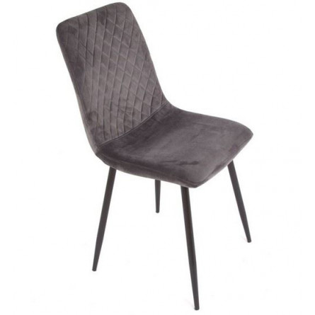 Стул С-1225-1 MILTON (Grey velvet)