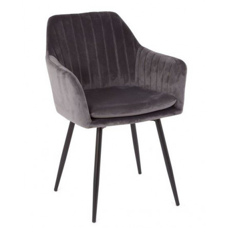 Стул С-1258 (Grey velvet)