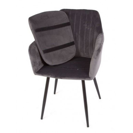 Стул С-1258 (Grey velvet)