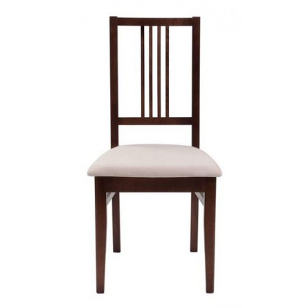 Стул "Никас" (ткань: Вивальди 02 /дерево:Тон 7 Орех темный)