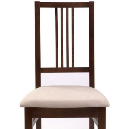 Стул "Никас" (ткань: Вивальди 02 /дерево:Тон 7 Орех темный)