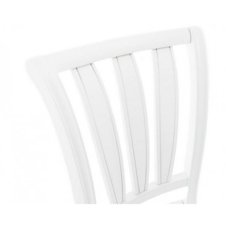 Стул жесткий "Кабриоль" (Тон 9 Эмаль белая)