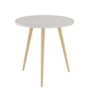 Стол журнальный "Бекс 450" (Белый)