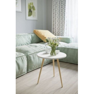 Стол журнальный "Бекс 450" (Белый)