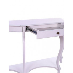 Консоль "Реин" (молочный дуб) Вис