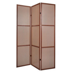 Ширма Gloria-3 (каркас орех / вставка орех)