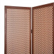 Ширма Gloria-3 (каркас орех / вставка орех) Ширма Gloria-3 (каркас орех / вставка орех)