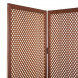 Ширма Gloria-4 (каркас орех / вставка орех) Ширма Gloria-4 (каркас орех / вставка орех)