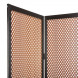 Ширма Gloria-4 (каркас венге / вставка орех) Ширма Gloria-4 (каркас венге / вставка орех)