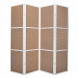 Ширма Gloria-4 (каркас белый/ вставка орех) Ширма Gloria-4 (каркас белый/ вставка орех)