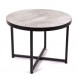Стол журнальный круглый "Лофт 60" (ЛДСП 32 мм /Ателье св./ кромка чёрная) Стол журнальный круглый "Лофт 60" (ЛДСП 32 мм /Ателье св./ кромка чёрная)