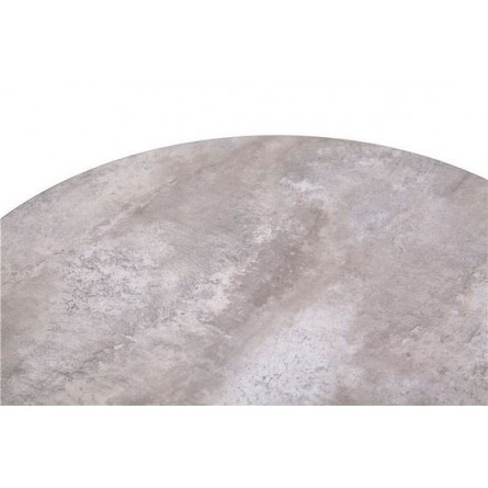 Стол журнальный круглый "Лофт 60" (ЛДСП 32 мм /Ателье св./ кромка чёрная)