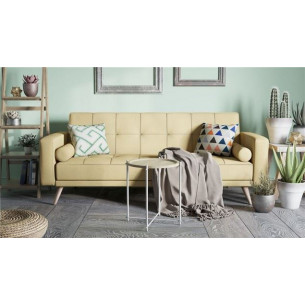 Стол журнальный Кнуд (Дуб санремо/Белый)