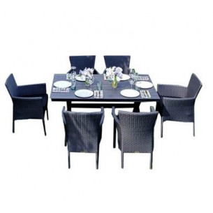 Столовая группа AROMA черная