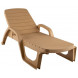 Лежак Прованс арт.3730-МТ002, пластик (бежевый)