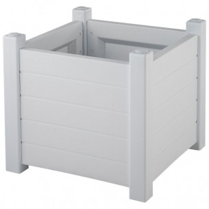 Кашпо Прованс арт.3731-МТ001 квадратное (белое)