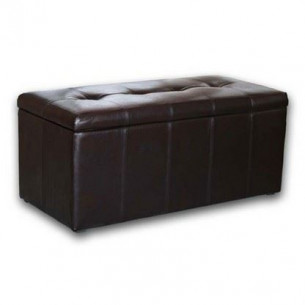 Банкетка Лонг арт.396856 экокожа, полиуретан (коричневая)