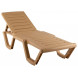 Лежак Атлант арт.4379-GS, пластик (бежевый)